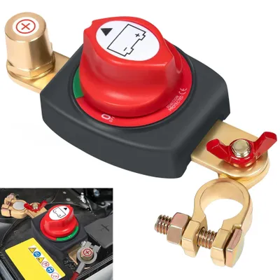 Productafbeelding van Instelbare 180° Accuschakelaar Positieve Pool voor Auto 12-48V