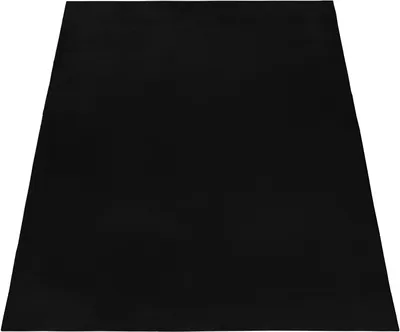 Produktbild von Teppich Wohnzimmer Hochflor Schwarz 120x170 Rechteck Unicolor - Einfarbig aus Polyester