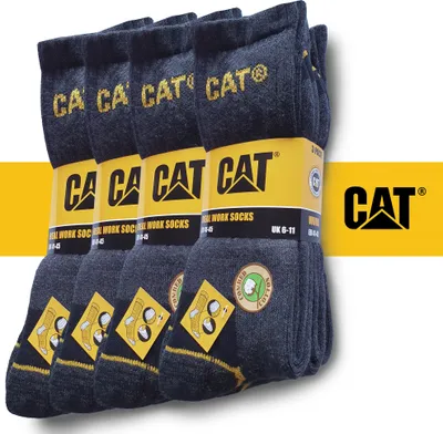 Produktbild von CAT Caterpillar 24 Paar Arbeitssocken in Grau in Größe 43-46, Strümpfe, Sonderposten,