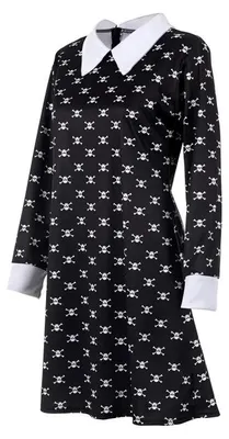 Imagen del producto de Verk 26119 Disfraz infantil Wednesday 115-125 cm,