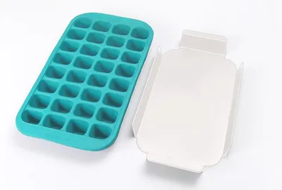 Obrázok produktu pre Forma na kocky ľadu s podnosom - tyrkysová / Lekue