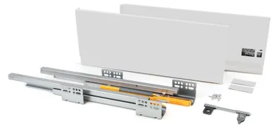 Obrázok produktu pre Emuca Concept Zásuvka 30 kg Výška 185 mm, 500, biela, oceľ
