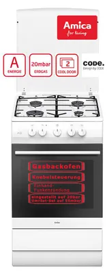Produktbild von - Amica SHGG 11559 W Standherd