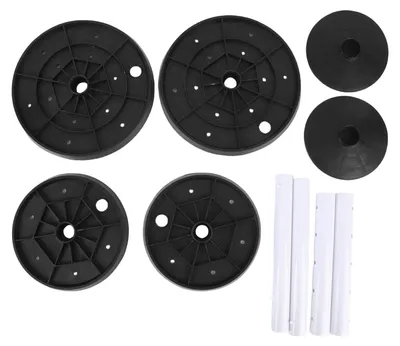 Image de Omgoods - Lot de 2 supports de plantes réglables pour pots d'intérieur
