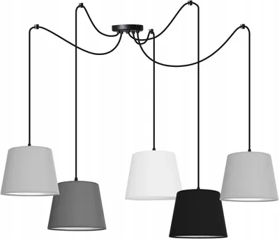 Produktbild von Spinnen Kronleuchter Loft E27 LED – Pendelleuchte Spinnenlampe Hängelampe Deckenleuchte Modern