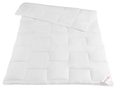 Produktbild von fan Microfaser Steppbett Utah Schlaf-Gut  100% Baumwolle waschbar pflegeleicht hochwertig strapazierfähig hautfreundlich 155x220 cm Weiß
