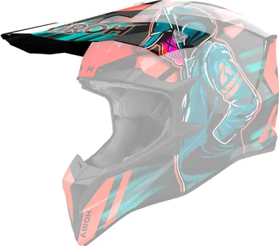 Immagine prodotto di Frontino Casco Airoh WRAAAP Cyber Arancio