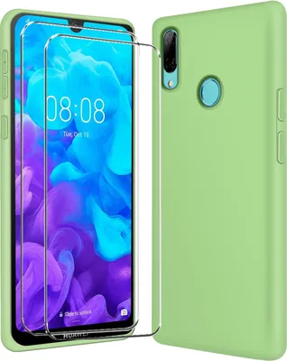 Produktbild von 2in1 Schutz Cover Set für das Huawei P20 Lite besteht aus 2x 9H Glas Folie Display Schutzfolie und 1x Silikon Case Schutzhülle - Hülle in Grün