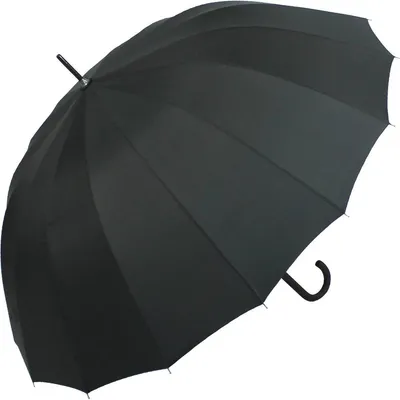 Produktbild von Stockschirm Golfschirm Regenschirm - 105 cm - Volvezel - Schwarz - Mit automatischer Öffnung