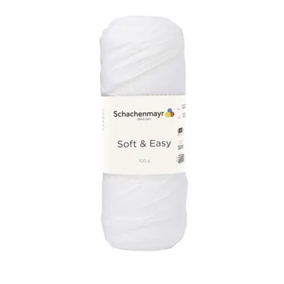 Produktbild von Schachenmayr Soft & Easy, 100g Weiß Handstrickgarne
