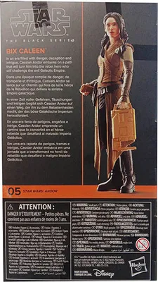 Image de Hasbro F5528 Star Wars The Black Series Star Wars Andor Bix Caleen Figurine à collectionner Figurine de jeu 15 cm