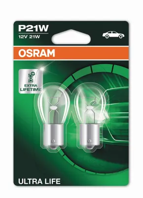 Obrázek produktu pro Osram Ultra Life, 25 W, 12 V, P21W, 2 kusů