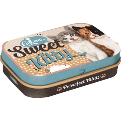 Zdjęcie produktu dla Nostalgic-Art - Pillbox - Animal Club - Sweet Kitty