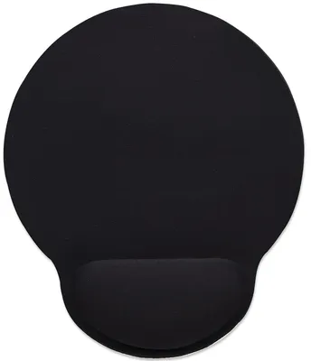 Produktbild von MANHATTAN Mauspad Schaumstoff mit Handballenauflage schwarz retail