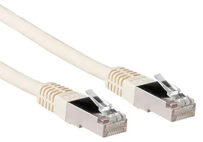 Image de ACT 0.25m Cat6a SSTP PiMF 0.25m Cat6a S/FTP (S-STP) Ivoire Câble réseau (IB3652)