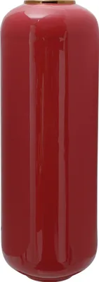 Produktbild von Bodenvase Art Deco 170 Koralle / Gold