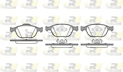 Produktbild von ROADHOUSE Bremsbeläge Satz Vorne Bremsklötze für FORD Fiesta Mk5 Schrägheck (JH1, JD1, JH3, JD3) 2984.00