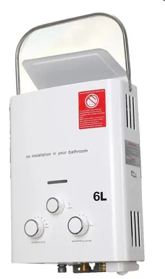 Productafbeelding van Waterverwarmer, doorstroomverwarmer, voor buitengebruik, 6 liter