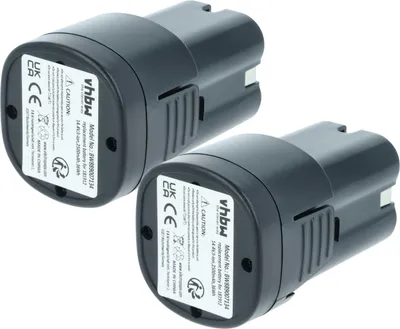 Produktbild von vhbw 2x Akku kompatibel mit Bahco BCL40IB, BCL20IB Schermaschine (2500 mAh, 14,4 V, Li-Ion)