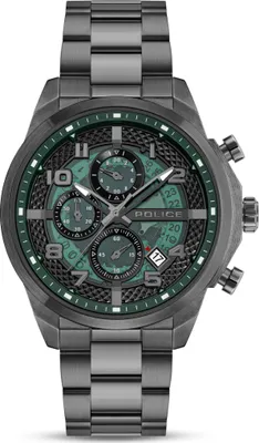 Produktbild von POLICE Herrenuhr Quarzuhr dunkelgrau onesize Herren 44 x 50 PEWGK0053903
