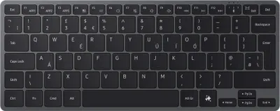 Zdjęcie produktu dla Samsung Smart Keyboard, QWERTZ, niemiecki, 1 mm, szary, bezprzewodowy, Bluetooth