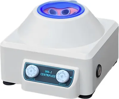 Obrázek produktu pro Laboratorní odstředivka – stolní mikrocentrifuga – 4000 ot./min – variabilní rychlost – pro medicínu, biochemii a výzkum – bílá