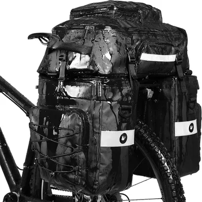 Obrázek produktu pro 3 v 1 Mutifunkční zadní taška na kolo Vodotěsná taška na rameno na kolo Sedlo tašky na kolo Pannier Pannier Dlouhé cyklistické doplňky