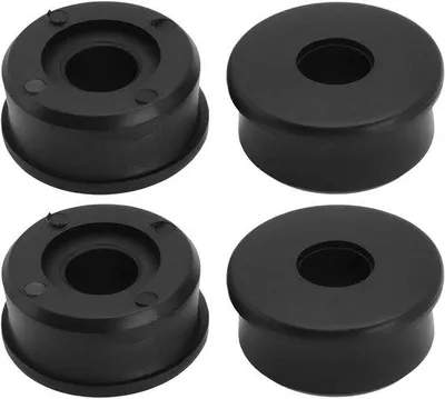 Produktbild von 35mm-1/2"-Reduzierer-Set für Kruiwagen, schwarz, Kunststoff, 4 Stück