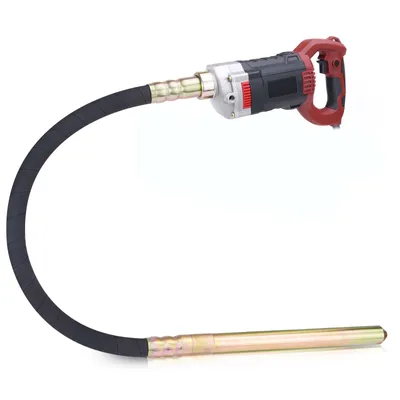 Produktbild von Betonrüttler 1800W mit 2m SCHLAUCHLÄNGE, Elektro Betonverdichter, 35 mm Flaschenrüttler, Rührwellendrehzahl 6000 U/min, Beton Rüttelflasche