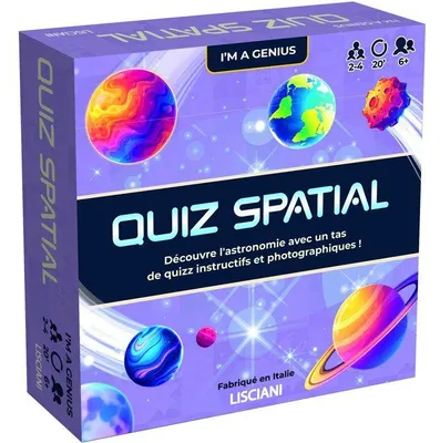 Produktbild von I'm Genius Quiz – Räumliches Denken – LISCIANI GIOCHI – Lernspiel – Astronomie – Interaktive Quiz