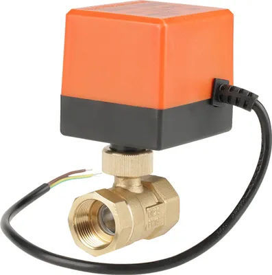 Immagine prodotto di AC 220V G3/4" DN20 Valvola a sfera a 2 vie in ottone con attuatore motorizzato per impianti di climatizzazione