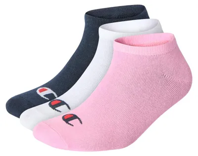 Produktbild von Champion Uni Basics 3pk Sneaker Socken, Rosa (Fuchsia), 39-42 EU