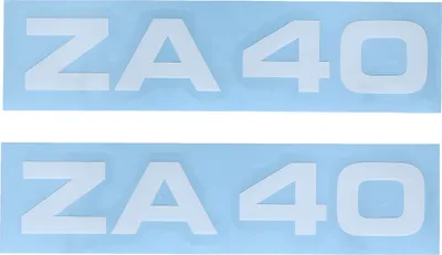 Immagine prodotto di Set di adesivi MOGA 2 pezzi 95x17mm per Zündapp ZA 40