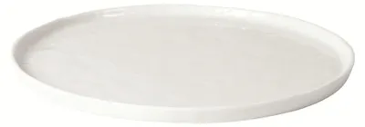 Productafbeelding van Pomax Porcelino, wit serviesbord van porselein, diameter 27,5 cm, hoogte 1,3 cm