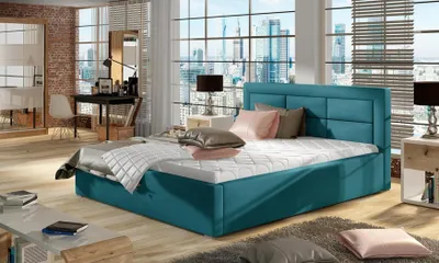 Obrázok produktu pre Dizajnová posteľ Spálňové postele Textilný hotel čalúnenie Robustný materiál
