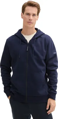 Produktbild von Tom Tailor Herren Hoodie Sweatjacke mit Kängurutasche, 10668 - Sky Captain Blue,