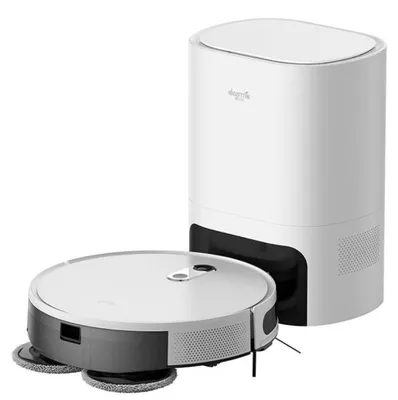 Immagine prodotto di Aspirapolvere robotizzato Deerma DEM-A10W, con stazione di svuotamento automatico, capacità serbatoio 300 ml, batteria 2550 mAh, 20 V, potenza di aspirazione 2200 Pa, colore: bianco