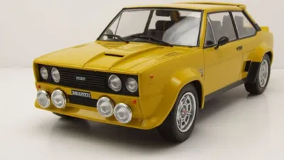 Produktbild von Ixo Models 18CMC128 Fiat 131 Abarth 1980 gelb 1:18