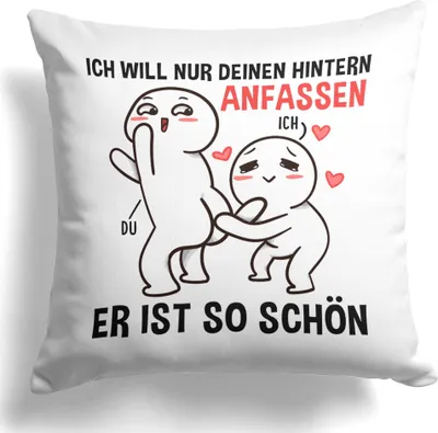 Produktbild von 22Feels Paar Dekoration Jahrestag Geschenk Hochzeitstag Valentinstag Männer Frauen Kissen Deko Freund Freundin Ehemann Ehefrau Liebe Beziehung Wohnaccessoire Wohnzimmer Schlafzimmer Couch