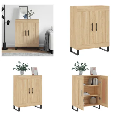 Produktbild von vidaXL Sideboard Sonoma Eiche 69,5x34x90 cm Holzwerkstoff - Sideboard - Sideboards - Schrank - Aufbewahrungsschrank