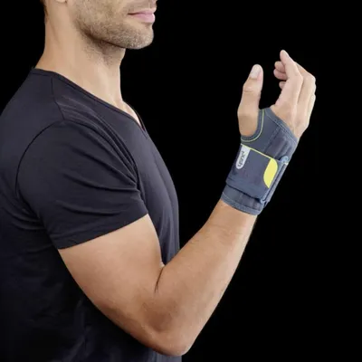 Obrázok produktu pre Push Sports Wrist Brace, Zápästie, Ortéza, L, Šedá, Ľavý, Atletické