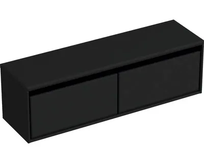 Obrázek produktu pro Koupelnová skříňka pod umyvadlo Sanox Loft černá matná 160,2 x 48 x 45 cm