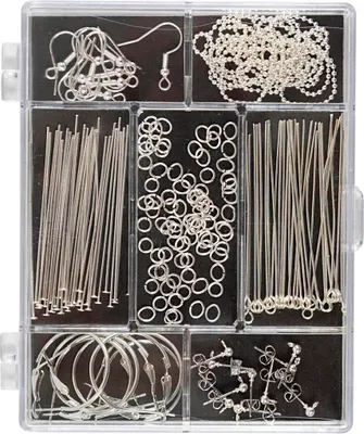 Produktbild von Creativ Company 61368, Schmuck-Set, Silber, 1 Stück(e)