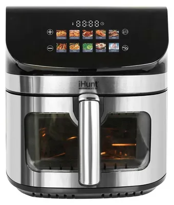Image de Friteuse à air – Four à air numérique – Capacité : 9 litres – 2200 W – Système de chauffage double – Acier inoxydable