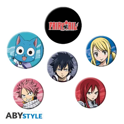 Produktbild von FAIRY TAIL - Badge Pack - Characters