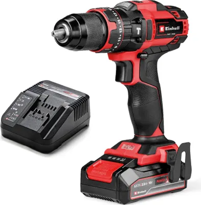 Obrázek produktu pro Akumulátorová vrtací kladivová vrtačka EINHELL TE-CD 18/44 Li 18 V, 44,00 Nm, 2,50 Ah