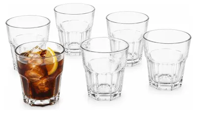 Produktbild von Vivalto Trinkglaser Vidrio - 6x Stuck - 300 ml - transparent - Glas - Wasserglaser