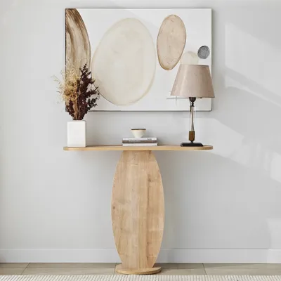Produktbild von Skye Decor, Ellittica - Sapphire Oak, Kommode, 100 % MELAMINBESCHICHTETE SPANPLATTEN, Saphireiche, 100 x 30 x 81 cm