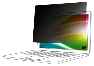 Produktbild von 3M Bright Screen Blickschutzfilter für 14in Laptop, 16:9, BP140W9B, 35,6 cm (14"), 16:9, Laptop, Rahmenloser Blickschutzfilter, Glänzend/Matt, Anti-Glanz
