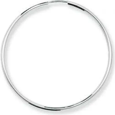 Produktbild von 925 Sterling Silber Damen - Paar Creolen - 43mm; WJS14913